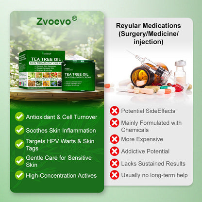 🔥𝐳𝐯𝐨𝐞𝐯𝐨® 𝐓𝐞𝐚 𝐓𝐫𝐞𝐞 𝐎𝐢𝐥 𝐒𝐤𝐢𝐧 𝐓𝐫𝐞𝐚𝐭𝐦𝐞𝐧𝐭 𝐂𝐫𝐞𝐚𝐦✅𝐅𝐃𝐀-𝐀𝐏𝐏𝐑𝐎𝐕𝐄𝐃 – Removes Skin Blemishes, Repairs Damaged Skin, Brightens & Anti-Ageing Care